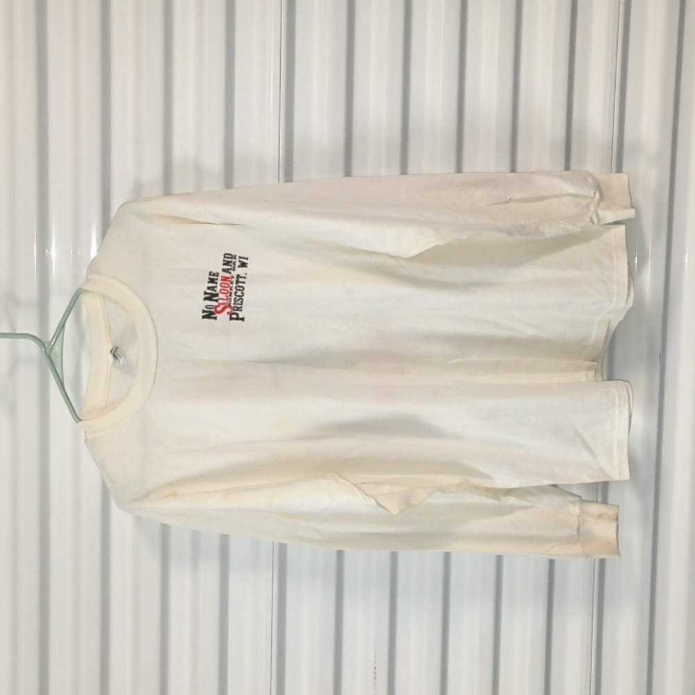No Name Saloon & Monkey Bar Prescott,WI Crewneck Long Sleeve T-shirt L